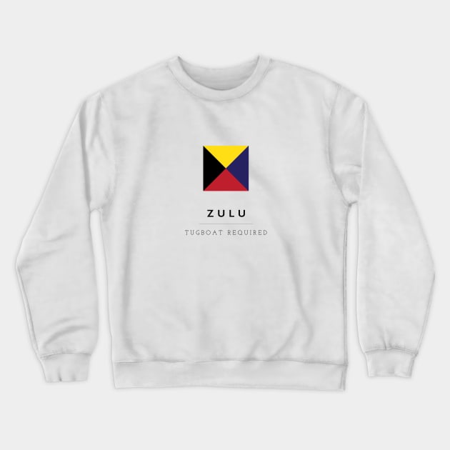 Zulu: ICS Flag Semaphore Crewneck Sweatshirt by calebfaires